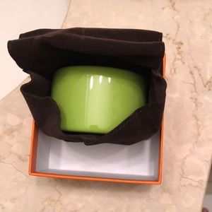 Hermès Assam Bois wood bangle bracelet